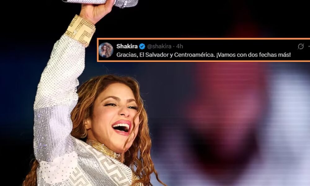Shakira responde a Bukele y suma dos nuevas fechas a su residencia en El Salvador