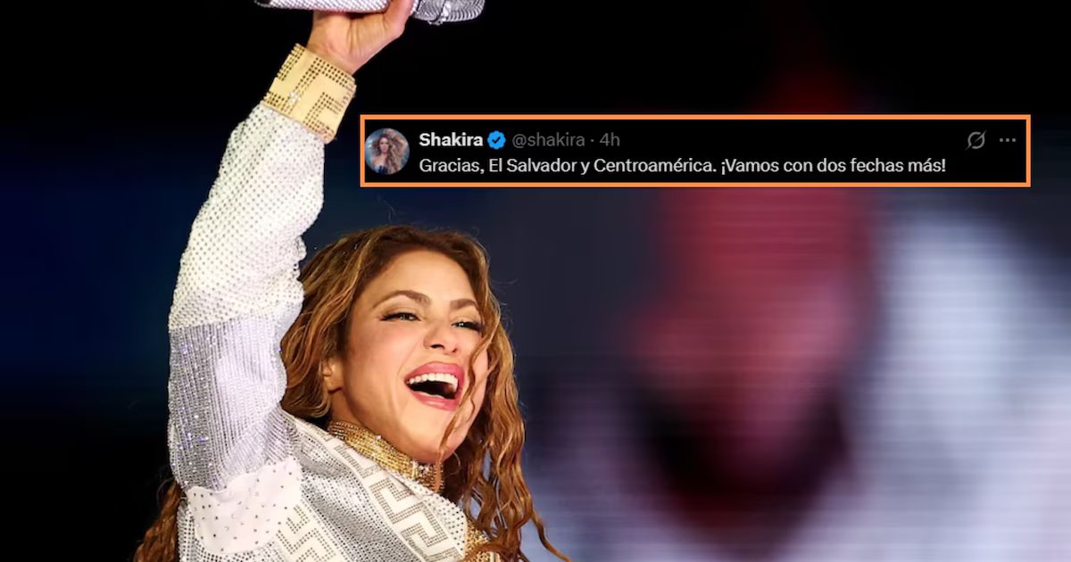 Shakira responde a Bukele y suma dos nuevas fechas a su residencia en El Salvador