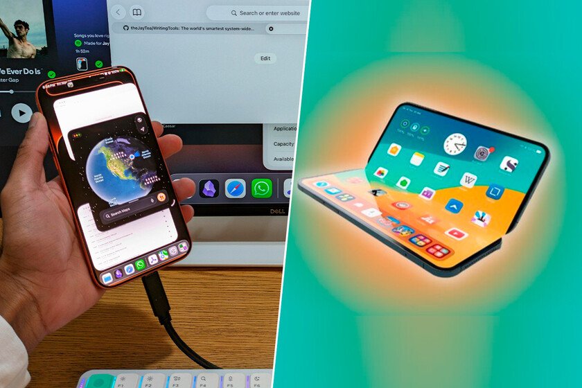 Un simple código sirvió a este 'hacker' para ejecutar iPadOS en su iPhone 17 Pro. De paso, nos abrió el apetito de iPhone plegable