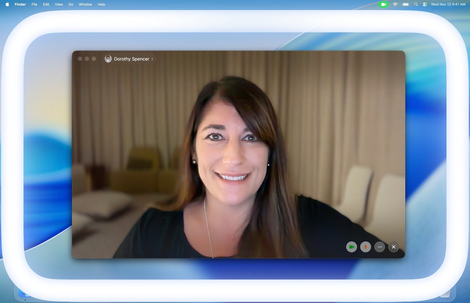 Utilice Edge Light para mejores videollamadas en macOS