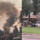 Videos muestran cómo se incendió un carro particular en plena avenida Boyacá, en Fontibón