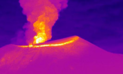 Volcán Puracé en alerta naranja: instalarán cámara térmica y nuevos sensores para reforzar el monitoreo