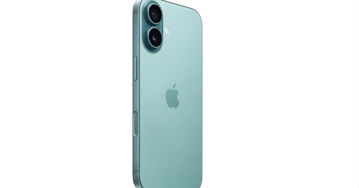 Walmart remata con más del 30% de descuento el iPhone 16 de 128GB; disponible en color negro y verde azulado