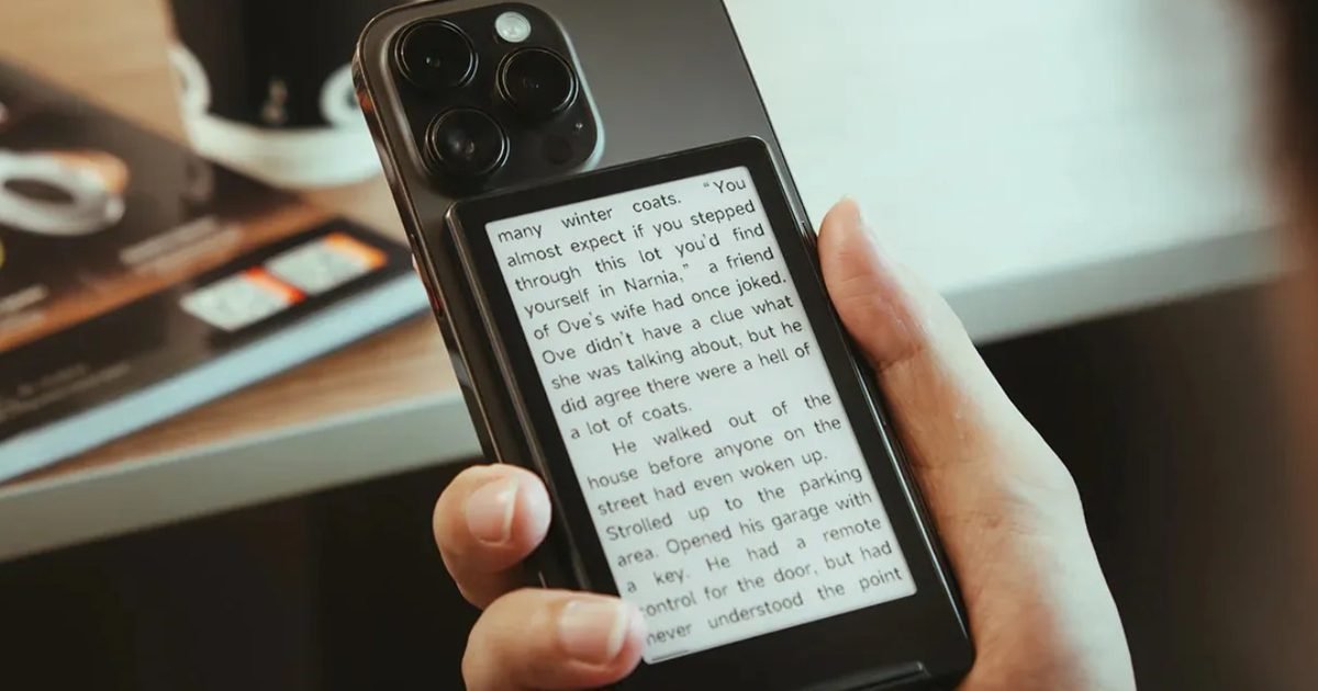 Xteink X4: el revolucionario lector electrónico que se adhiere al iPhone