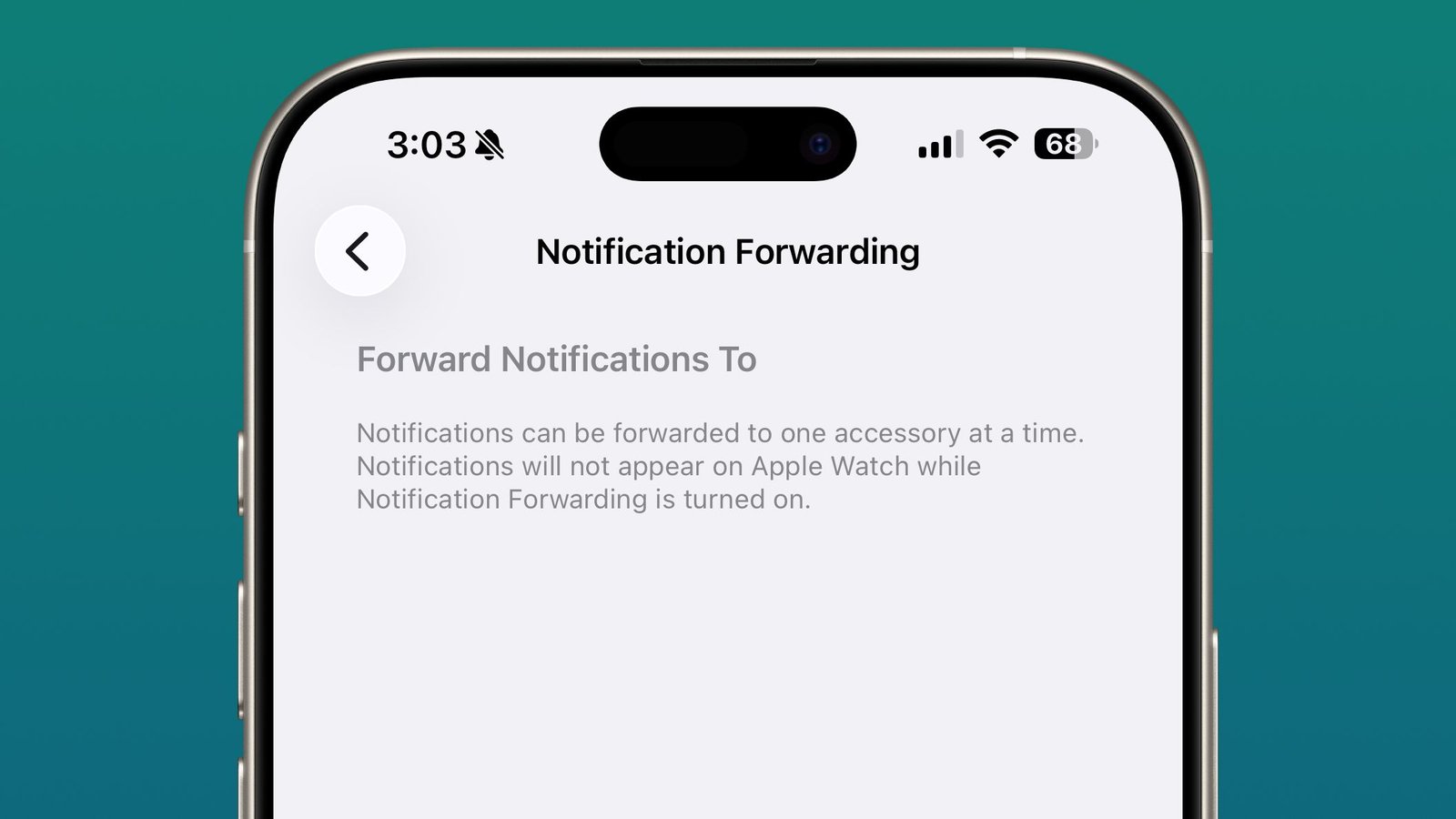iOS 26.3 agrega la opción de reenvío de notificaciones para dispositivos portátiles de terceros