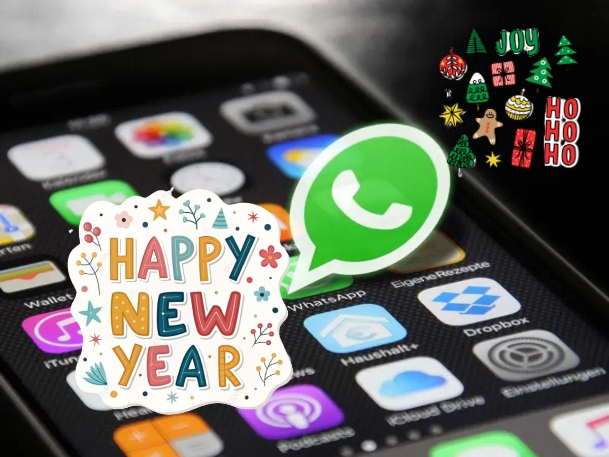 ¿Cómo descargar los stickers especiales de Año Nuevo para iPhone en WhatsApp?