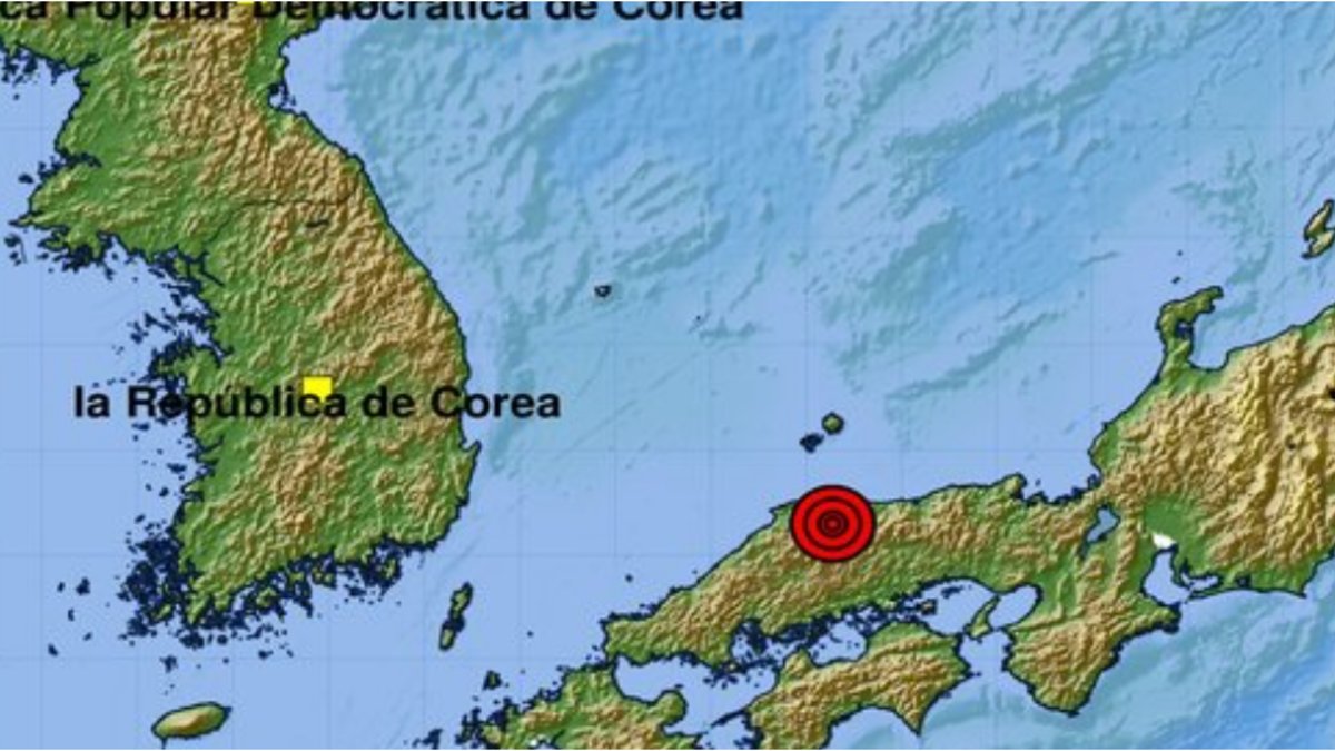 Reportan terremoto de magnitud 6,2 en la costa occidental de Japón: epicentro, profundidad y detalles