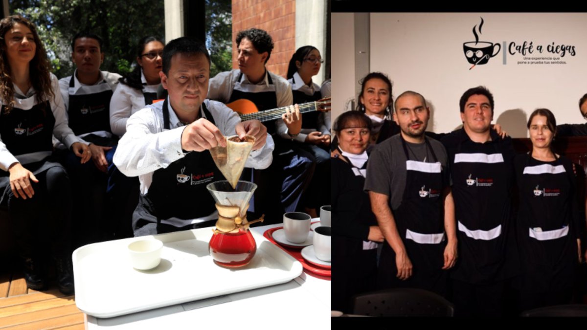Vuelve 'Café a ciegas', una experiencia sensorial que transforma la oscuridad en un encuentro profundo