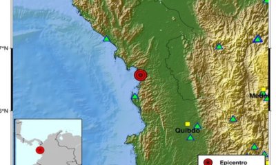 magnitud, profundidad y las zonas donde se sintió