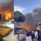 así fue el fuerte incendio que arrasó más de 10 viviendas en el oriente de Cali este primero de enero de 2026.