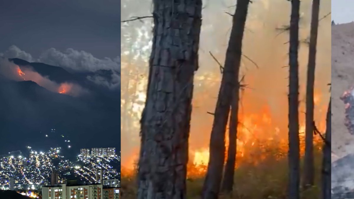 incendio forestal en el cerro Quitasol está activo desde hace tres días