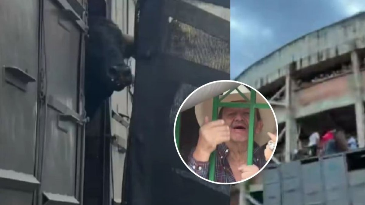 Manifestantes bloquearon entrada a plaza de toros en Barbosa, Santander, y encararon a organizadores por maltrato animal: 'Asesinos'