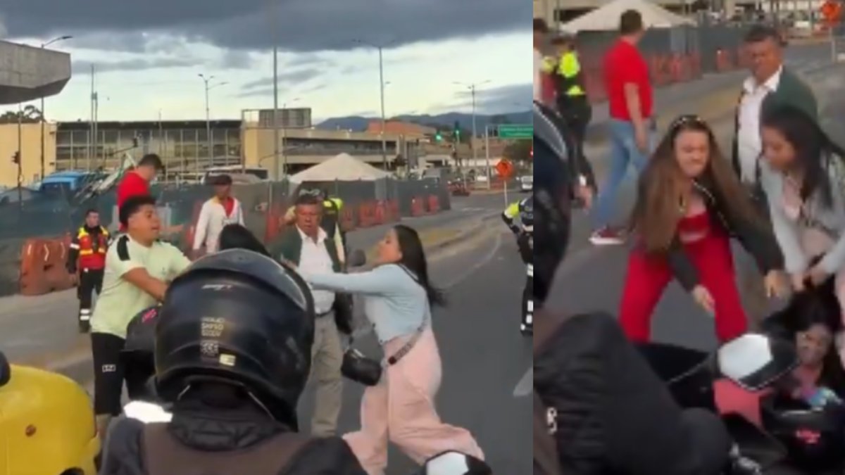 se pegaron con cascos de las motos