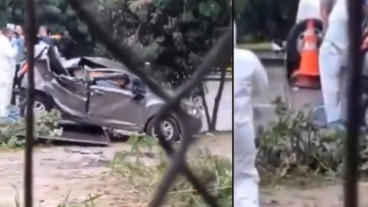 El conductor del carro también murió.