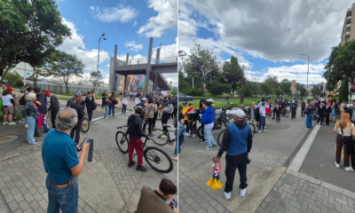 Cerca de 50 personas se reúnen en los alrededores de la Embajada de Estados Unidos en Bogotá: autoridades hacen presencia