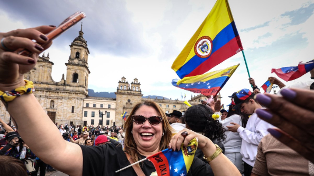 Así se vivió el segundo día de celebraciones de venezolanos en Bogotá