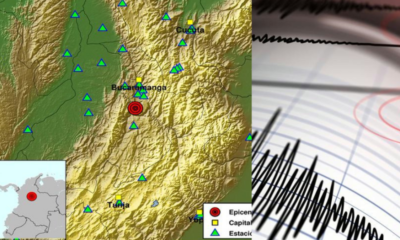 Temblor hoy en Colombia | Reportan sismo la tarde de este 5 de enero: epicentro, magnitud, profundidad y detalles