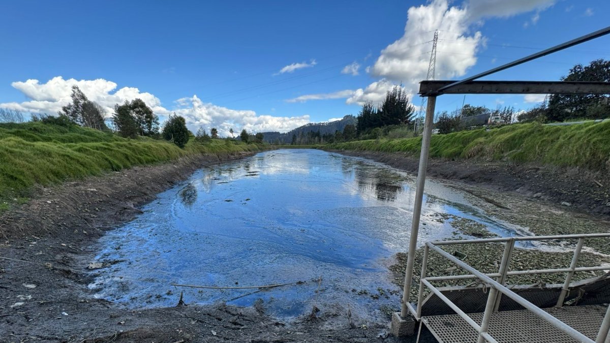 El río Bogotá se seca: imágenes revelan el estado actual del afluente