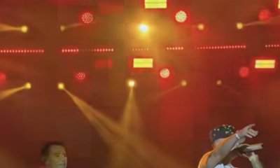 Jhonny Rivera le da una sorpresa inesperada a su hijo Andy en el Carnaval de Negros y Blancos de Pasto