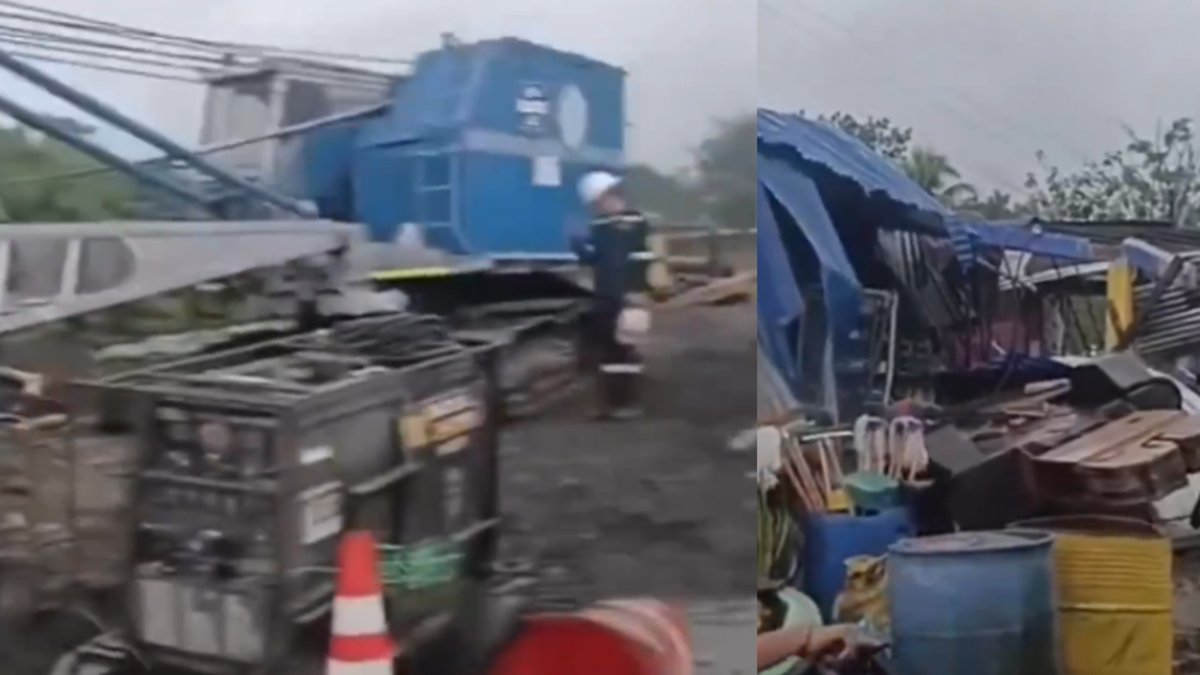 Tragedia en el corredor vial Buenaventura por grúa que se desplomó sobre un niño de 12 años en medio de la construcción de un puente peatonal