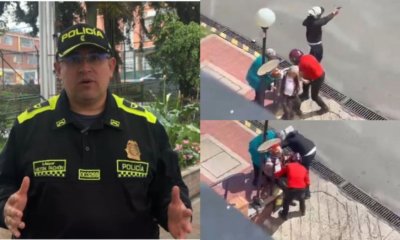 los persiguieron desde un banco y hubo disparos