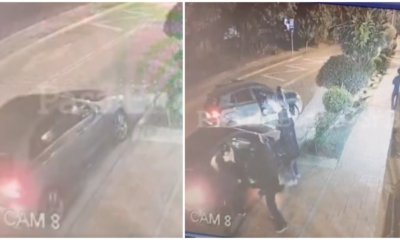Un hombre fue herido en medio de un violento robo en el norte de Bogotá; delincuentes se llevaron el carro en el que se transportaba