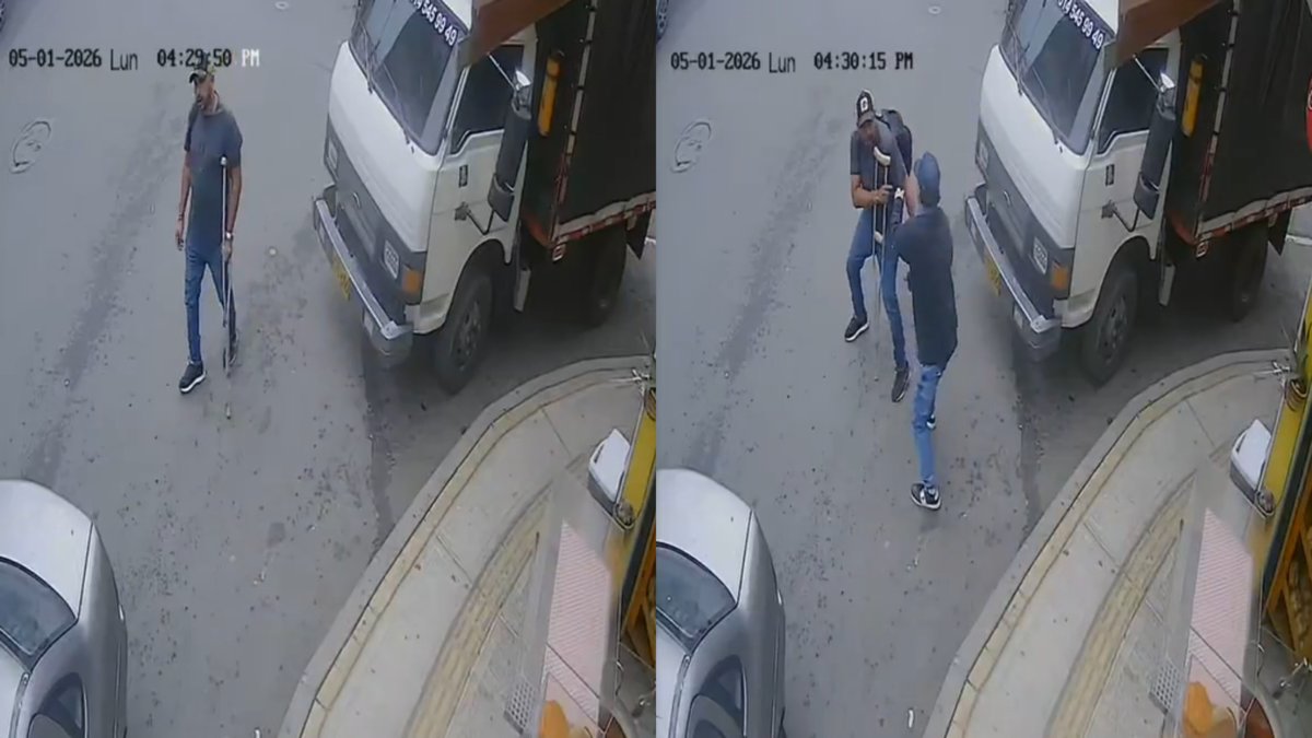 Fletero le robó 18 millones de pesos en efectivo a un hombre en muletas en Girardota, Antioquia: autoridades ya tendrían identificado al responsable