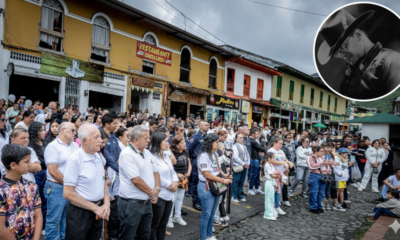 así despiden a Yeison Jiménez en Manzanares, su pueblo natal