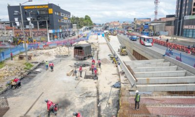 El deprimido que conectará los autobuses de TransMilenio entre la avenida Las Américas y la carrera 68 estará listo en febrero