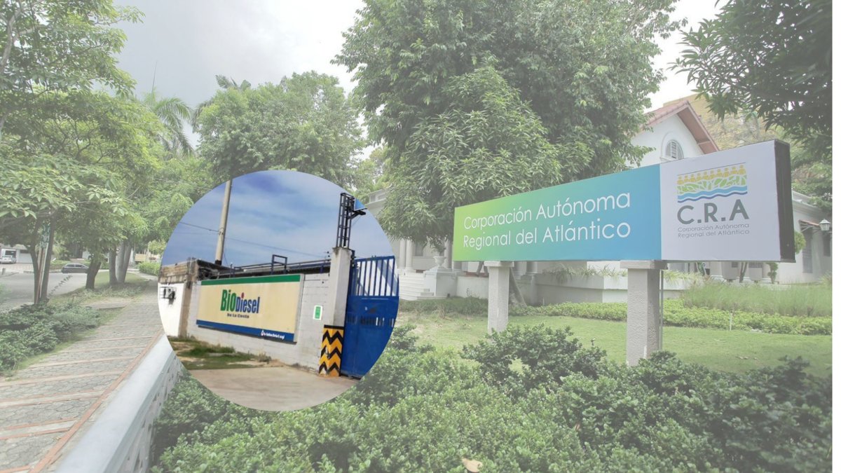 CRA frena operación de planta de biodiésel en Galapa por presunto riesgo ambiental y abre proceso sancionatorio por emisiones al aire