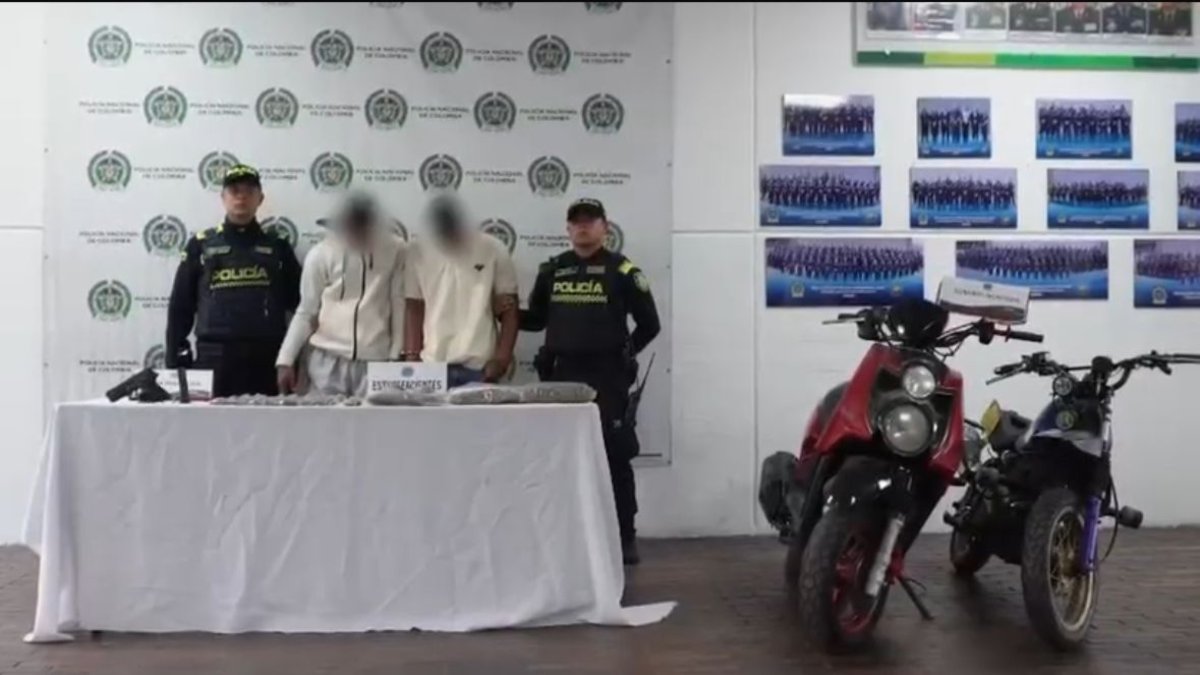 Capturan a dos hombres con un arma de fuego y más de un kilo de marihuana en Ciudad Bolívar.
