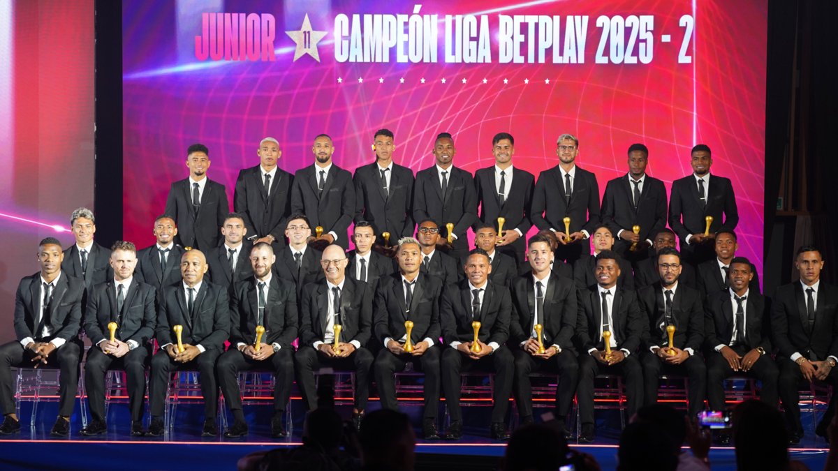 así fue la gala en la que Junior de Barranquilla presentó su nomina 2026 y homenajeó la estrella 11