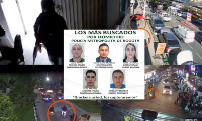 La policía reveló el cartel con los nombres.