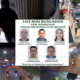 La policía reveló el cartel con los nombres.