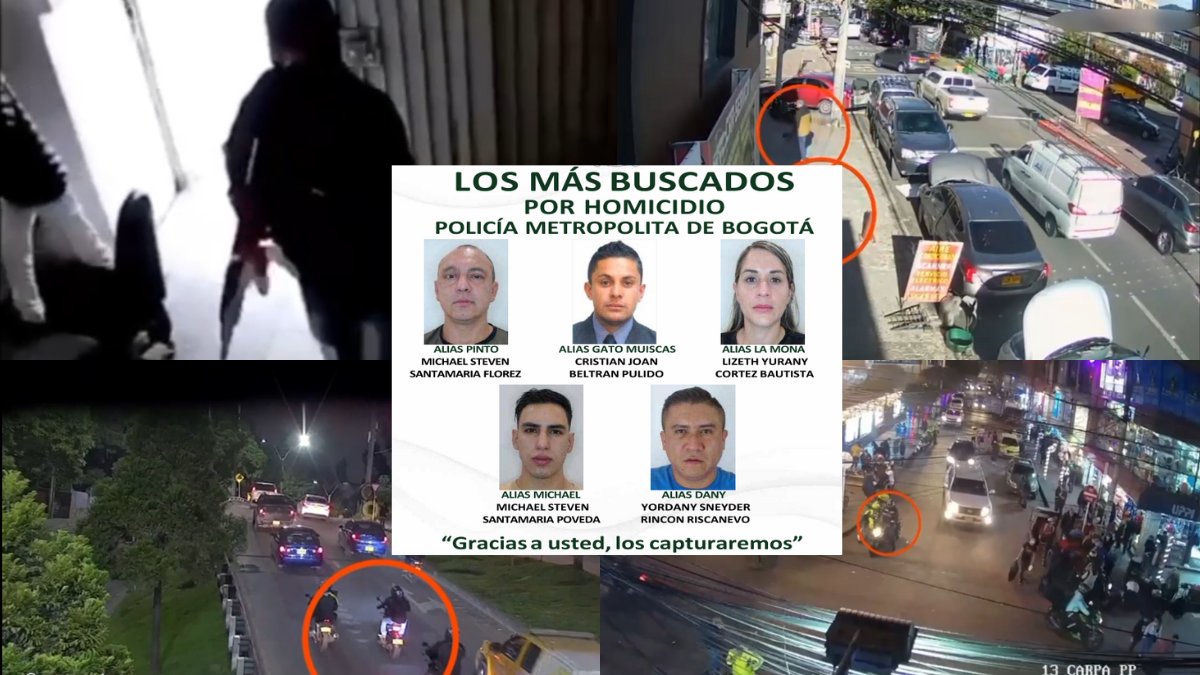 La policía reveló el cartel con los nombres.