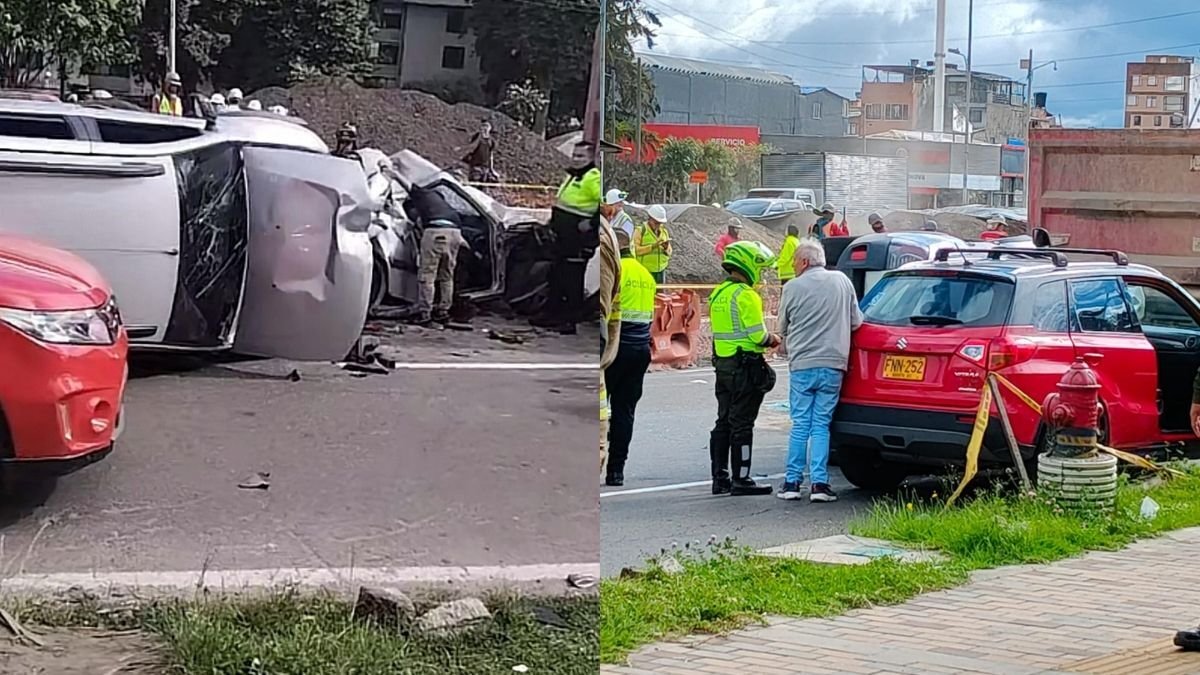 Estas son las identidades de las víctimas mortales y heridos del choque en la carrera 68 que fue causado por un atraco.