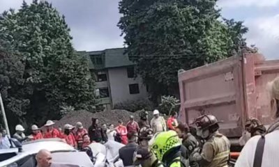 un aparente atraco sería la causa de un choque múltiple que dejó un muerto y por lo menos cuatro heridos en la carrera 68