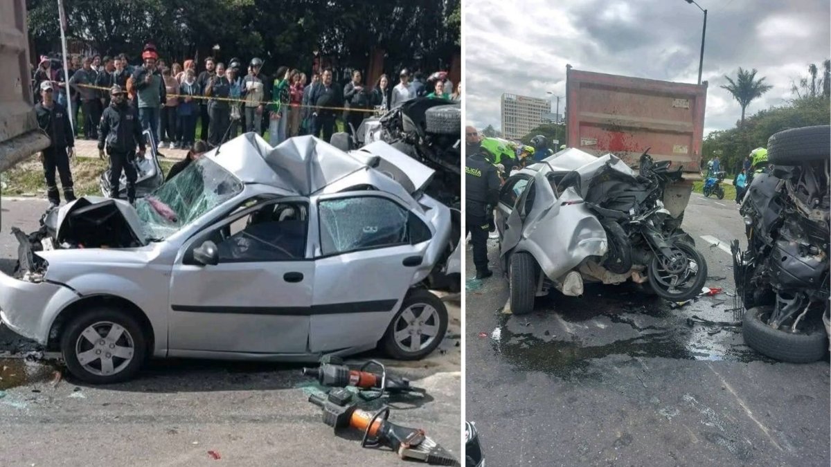 El historial de la moto en la que se movilizaron presuntos ladrones involucrados en choque en la avenida 68, en Bogotá