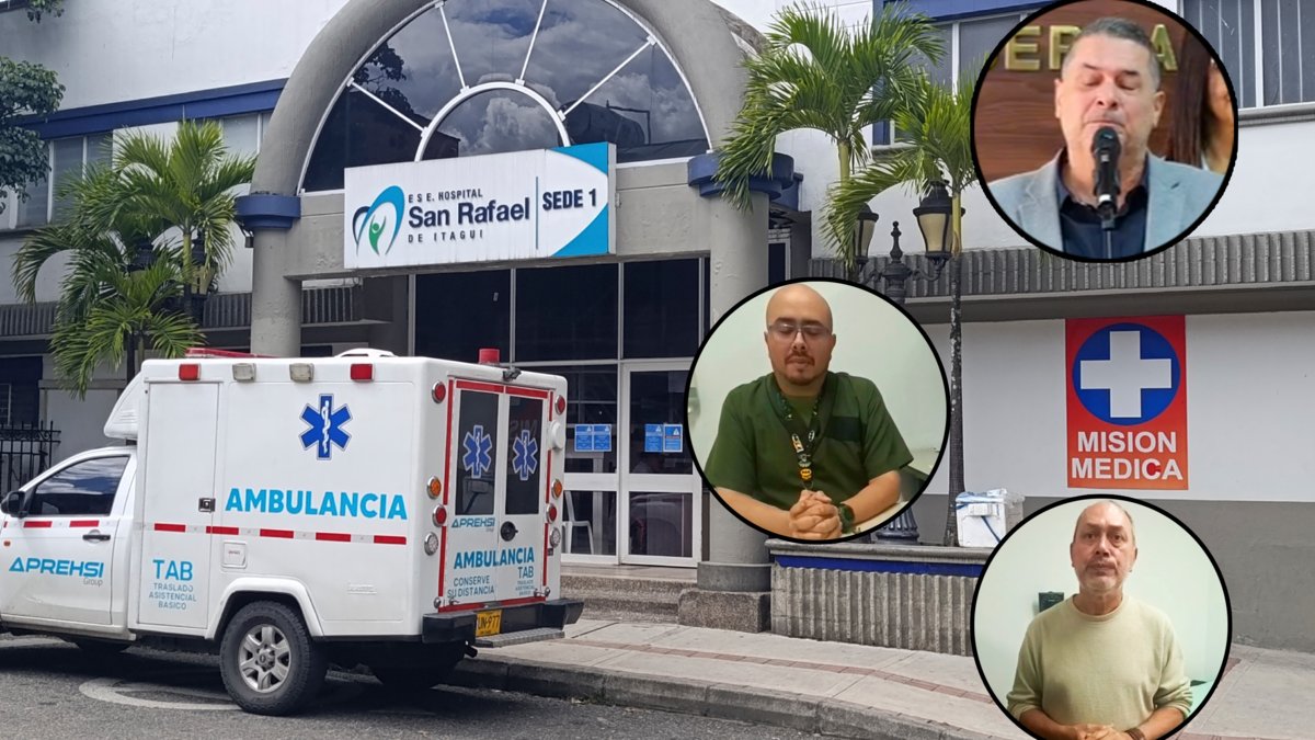 Las dramáticas historias de los empleados del Hospital San Rafael de Itagüí que hicieron llorar a su director