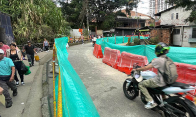 Habilitan carril temporal para motos y peatones por emergencia en el puente La Limona entre Itagüí y San Antonio de Prado