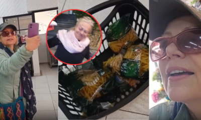 Mujer señalada por agresión a trabajadores, de nuevo en la lupa; nuevo vídeo la muestra intimidando a cajas de Carulla