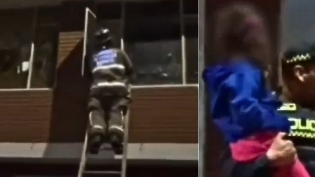 Rescatan en Bogotá a una menor que pedía auxilio desde un apartamento: la niña aseguraba tener hambre