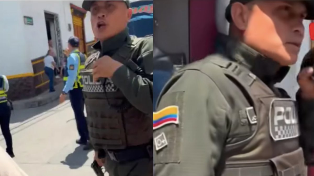 Subcomandante de Policía en municipio de Antioquia protagoniza escena particular: 'Aquí el que manda soy yo'