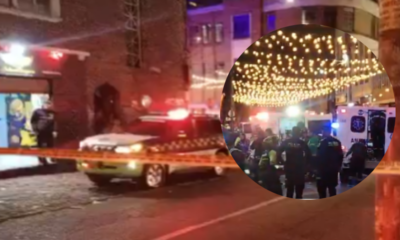 Esta es la situación en el barrio Santa Fe, en el centro de Bogotá, tras fuerte explosión registrada en la noche de este jueves, 22 de enero.