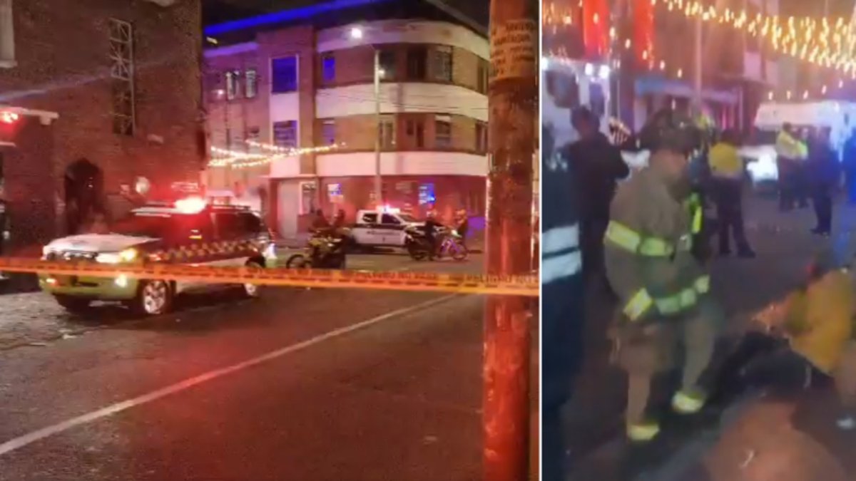 Alcalde Carlos Fernando Galán entrega reporte sobre fuerte explosión en barrio Santa Fe, en el centro de Bogotá, este 22 de enero: 'Lanzaron granada'
