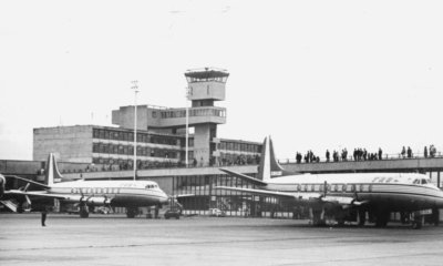A las 12 se inaugura 'Eldorado' / Noticia sobre la apertura y las características del Aeropuerto de Bogotá en 1959