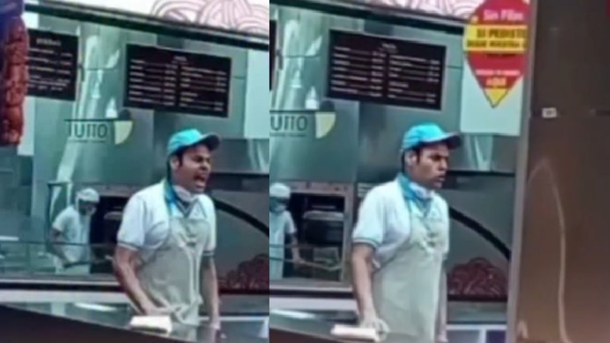 En vídeo | Empleado de Frisby estalla del desespero ya gritos en una plazoleta de comidas en Ibagué: 'Todos me humillan, estoy aburrido'