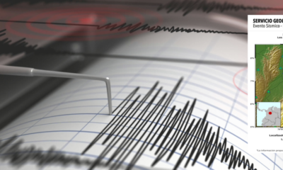 Segundo sismo en menos de 24 horas se registró en Los Santos, Santander, informó el Servicio Geológico Colombiano