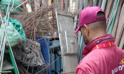 En una bodega del barrio Las Ferias hallaron más de 130 metros de cable de cobre robado.