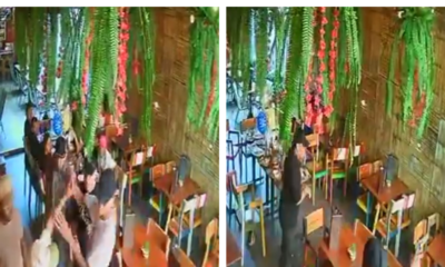 Se conoce el video en el que hombres armados atacaron de manera violenta a un comerciante en un exclusivo restaurante de Cali: fue acribillado